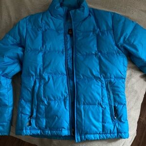 Women's Blue Puffer Jacket